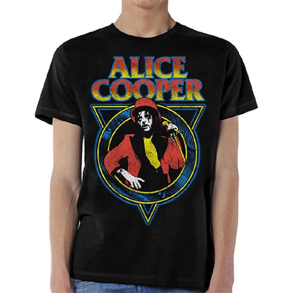 Alice Cooper Microphone Pose Unisexs TShirt Unisexs