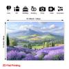 2D Provence Lavender Photography Backdrop Mountain Landscape Background