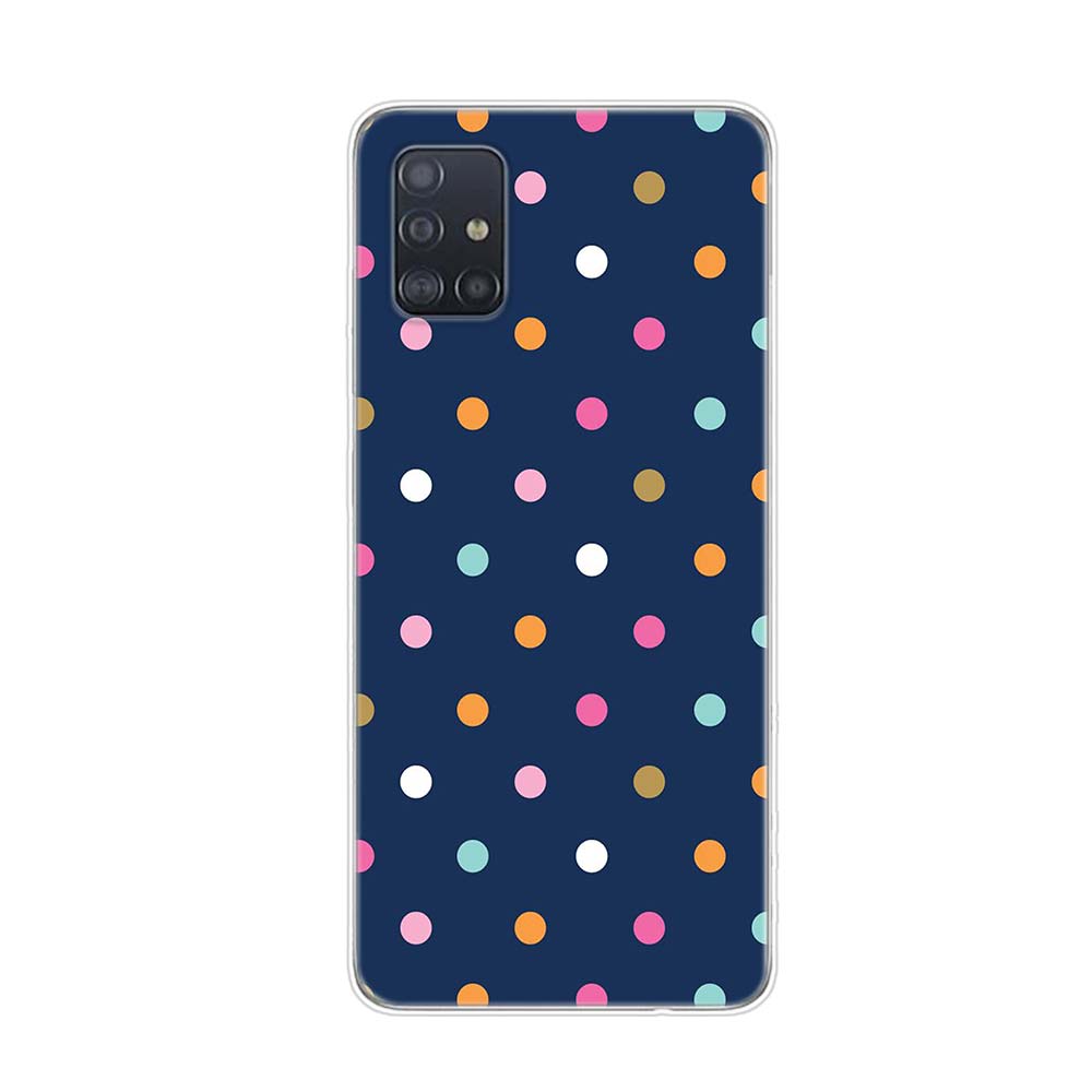 Polka Dots Fashion For Samsung Galaxy A01 A11 A12 A22 A21S A31 A41 A42 A51 A71 A32 A52 A72 A02S Soft Phone Case