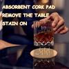 Non-Slip Cork Coaster Natural Round Wooden Cup Mat Heat Insulation Pads Tea Coffee Mug Drinks Holder Table Decoration Cup Pads