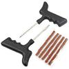 (Tubeless Tyre Puncture Kit with Piller and Cars, Bikes Puncture Repair Kit. (1Pcs Reamer+1Pcs Probe+1Rubber Glue+10Pcs Strips+1Pcs Nose Plier+1Tire