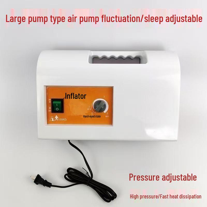 Dual-Pump Silent Anti-Decubitus Air Mattress with Universal Inflation System