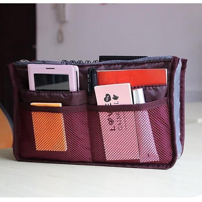 Large Storage Bag Travelling Bag Insert Liner Cosmetic Bag Hot Women Purse Handbag Organizer Travel