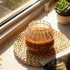 1pc-Caterpillar Cup, Chubby and Chubby Glass Cup, Fruit Tea Cup, Large Capacity Cold Drink Cup, Coffee Cup