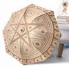 Magic Pentagram Compact Travel Automatic Umbrella Compact 8-Rib Lightweight Compact Design Travel Essential Compact Folding Umbrella