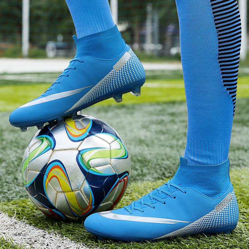 TEUM football shoes tf broken nails AG long nails large size youth adult running training