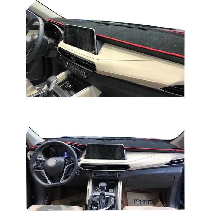Für SAIC Maxus D90 MG Gloster SUV Armaturenbrettmatte Armaturenbrettabdeckung Instrumentenpanel Anti-Rutsch Anti-Schmutz-Schutzmatte Armaturenbrettmatte Verzierungen