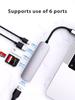 USB 3.0 Type-C Hub to 4K HDMI Adapter Thunderbolt 3 RJ45 USB C Hub VGA TF SD Reader Slot for MacBook Pro M3 M2 Air 13 2022 2021