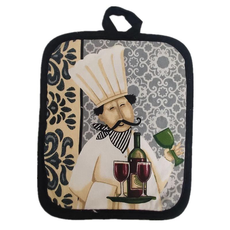 1Pc 17x22cm Rectangle Sewing Cotton Heat Resistant Pot Holder Pads Table Mat Placemat Kitchen Baking Tool