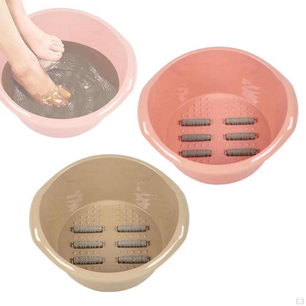 Foot Bath Container with Massage Dots for Relaxation In Dormitory
