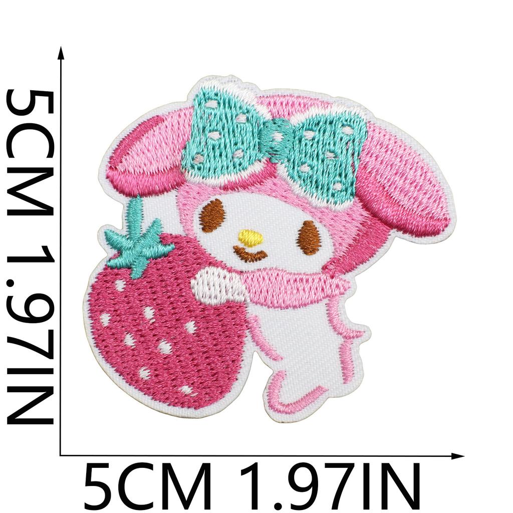 Japanese Anime Character Embroidery Cloth Sticker Bag Dressing Patch Sticker Cartoon Dog Embroidery Sticker Clothes Decoration Embroidery Stamp