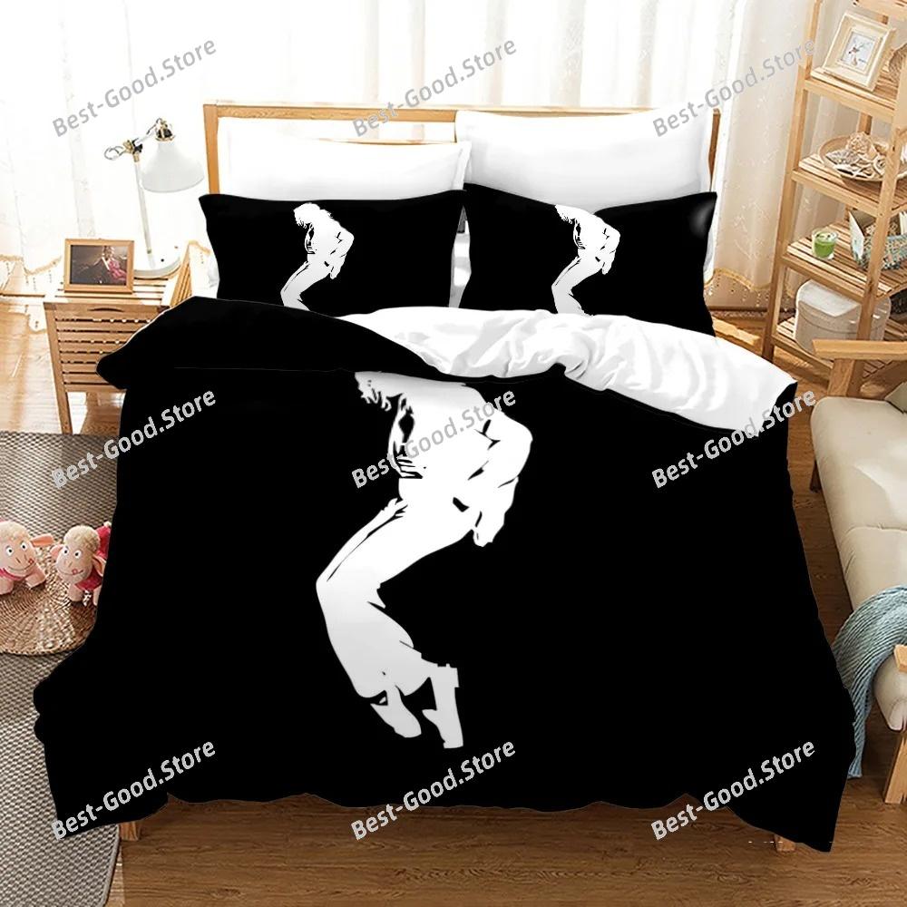 Michael Jackson Bedding Set Single Twin Full Queen King Size Musical genius Bed Set Teenager Bedroom Duvetcover Sets 015