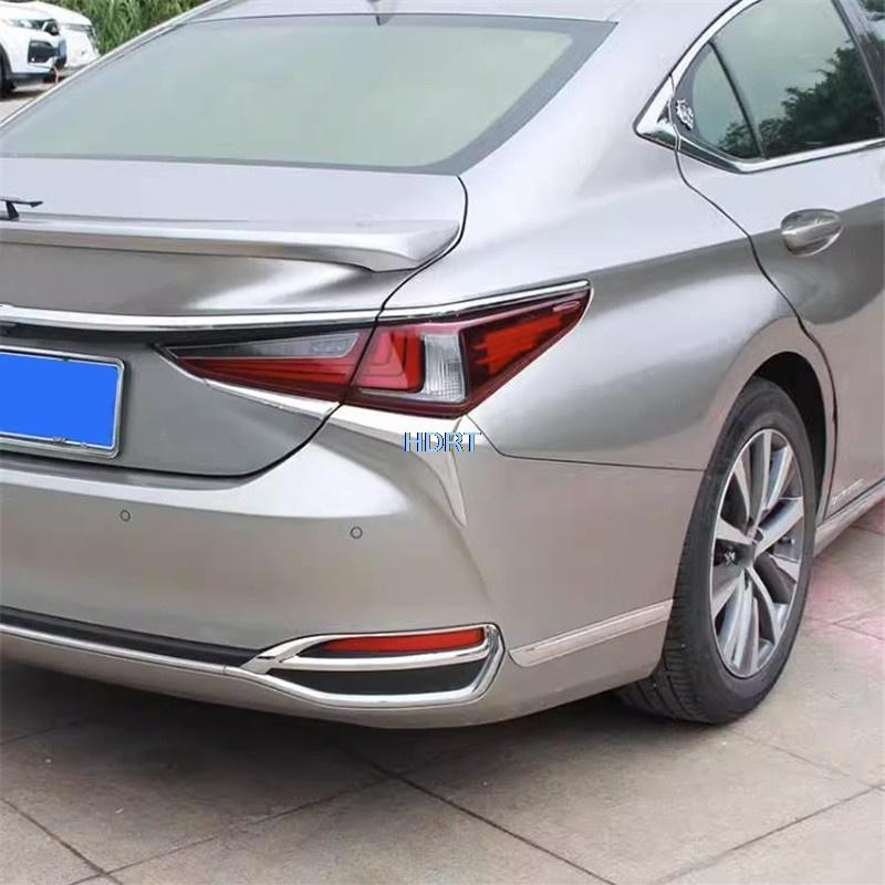 Car Style Tail Light Eyebrow Rear Lamp Trim For Lexus ES XZ10 2018 + Body Kit Protector Decoration Accessories Exterior Sticker