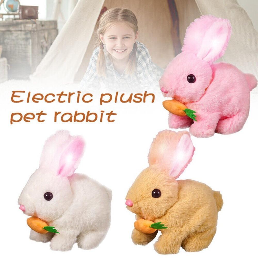 Easter Rabbit My Realistic Bunny Toy Lifelike Vitality Bliss Bunny Cute Plush Bunny Doll  Children
