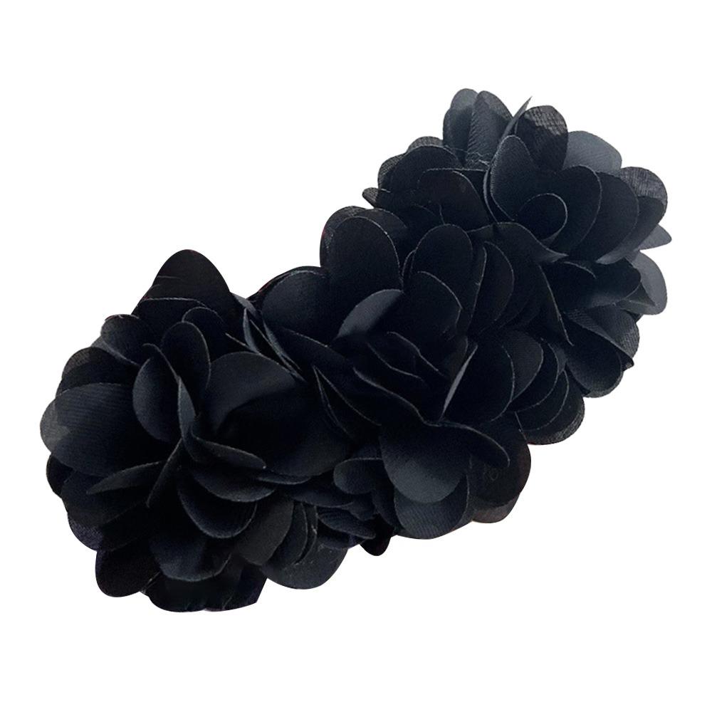 Bohemian Style Shark Clip Elegant Flower Hairgrips Hair Accessories Headwear Summer Vacation