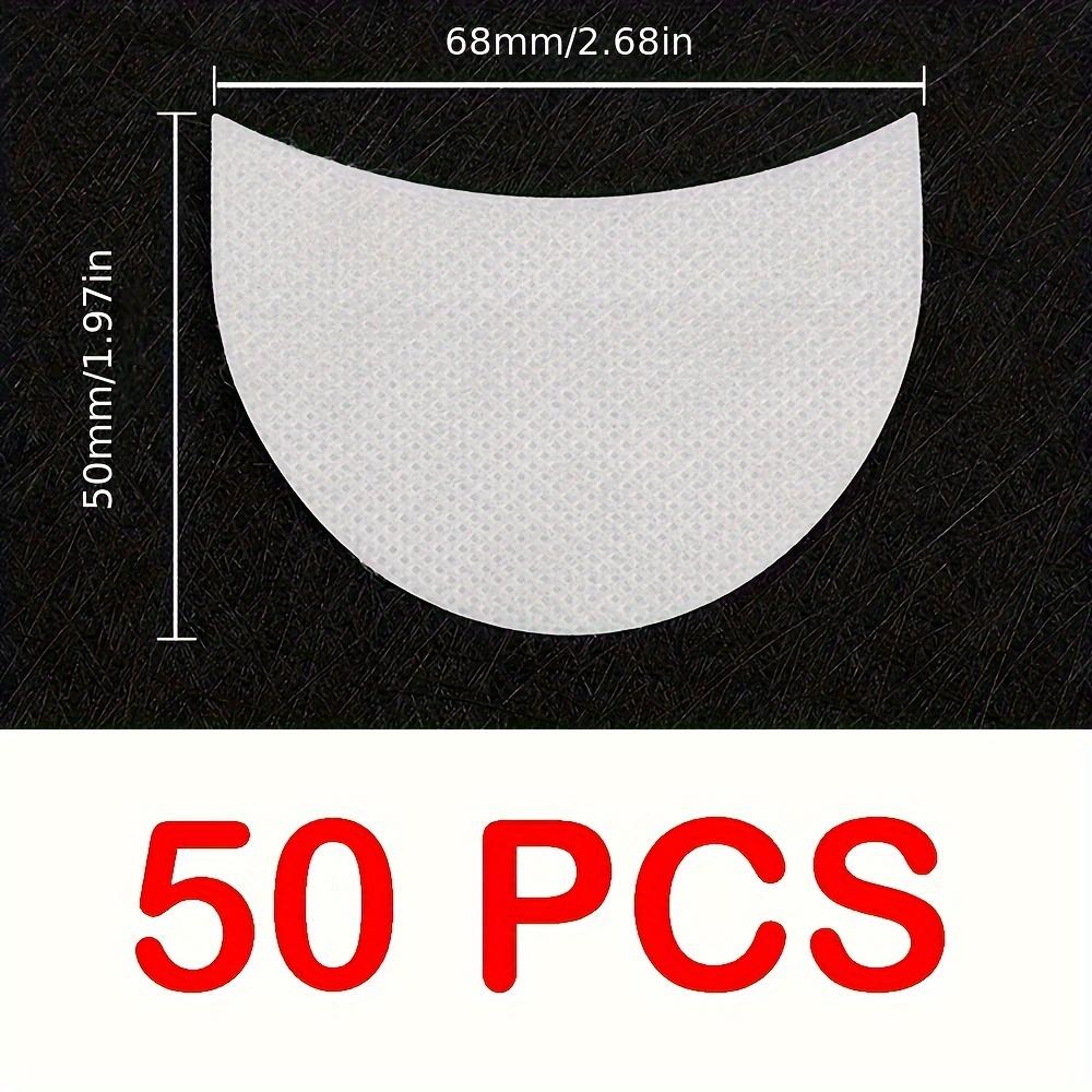 

50pcs Lint-Free Eyeliner Shield for Precise Eye Makeup Application and False Eyelash Extension - Eyeshadow Protector Pad