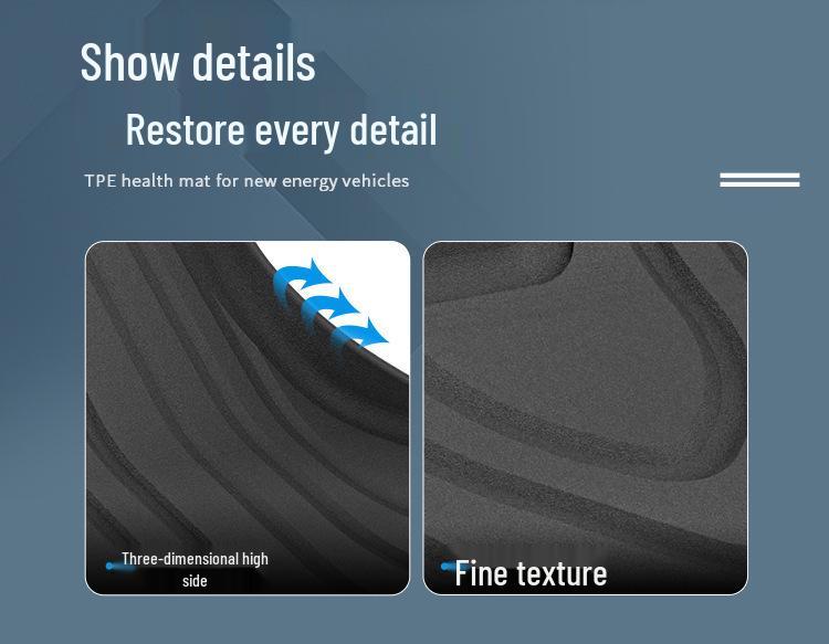 2023 Wuling Air EV Qingkong Rechtslenker TPE Auto- und Kofferraummatten - Schmutzabweisend, Wasserdicht