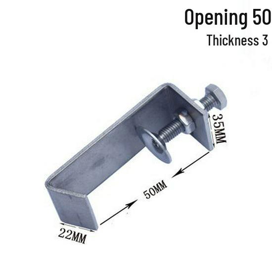 C304 Tiger Claw U-Shaped Stainless Steel Pipe Clamp