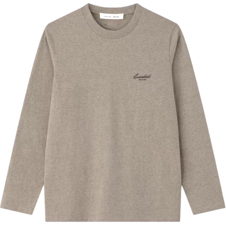 Fear Of God Essentials Ss26 Fashion Soft Minimalist Long Sleeve T-Shirt Women tops 125SP265922FW XS