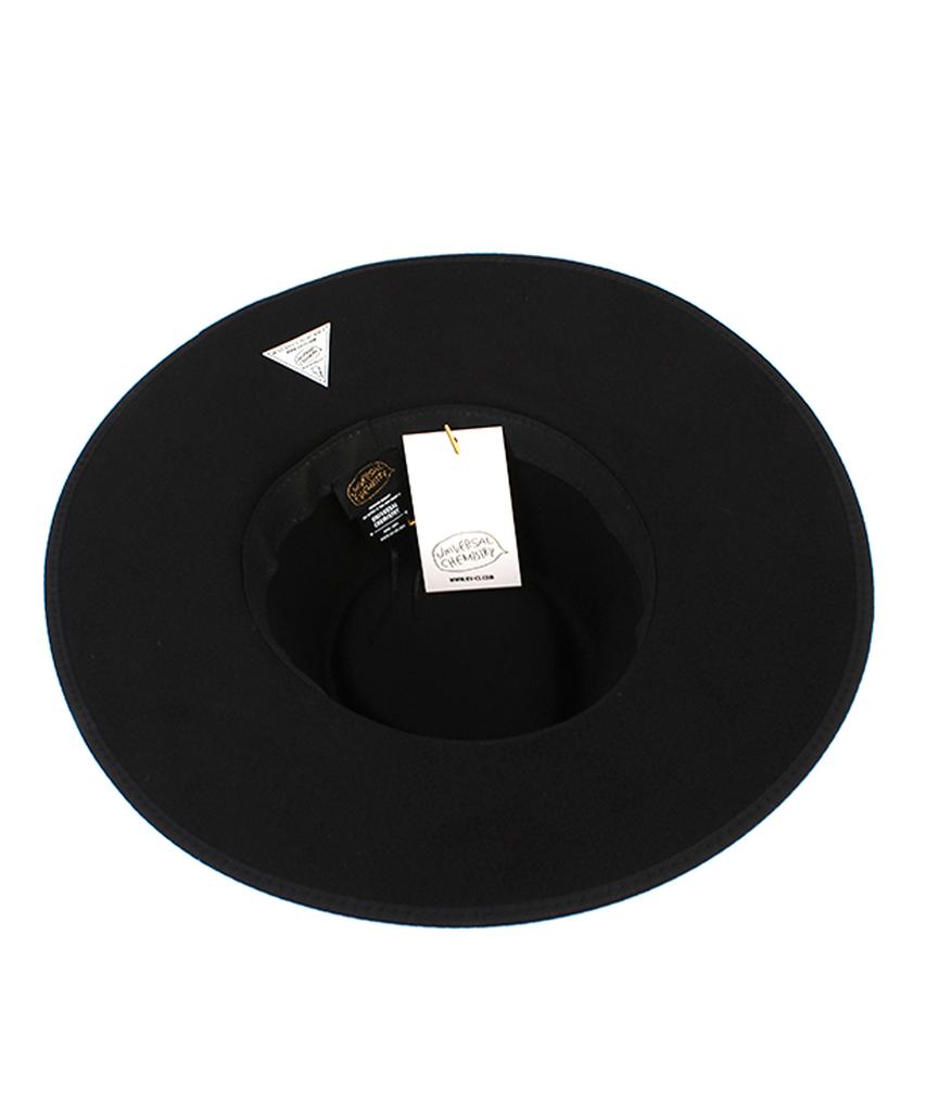 Yunibeosyeolkemiseuteuli Ribbon Wool Black Edge Fedora