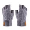 Winter Warm Fingerless Gloves Thicken Touchscreen Gloves New Knitted Gloves  For Men Women Gifts