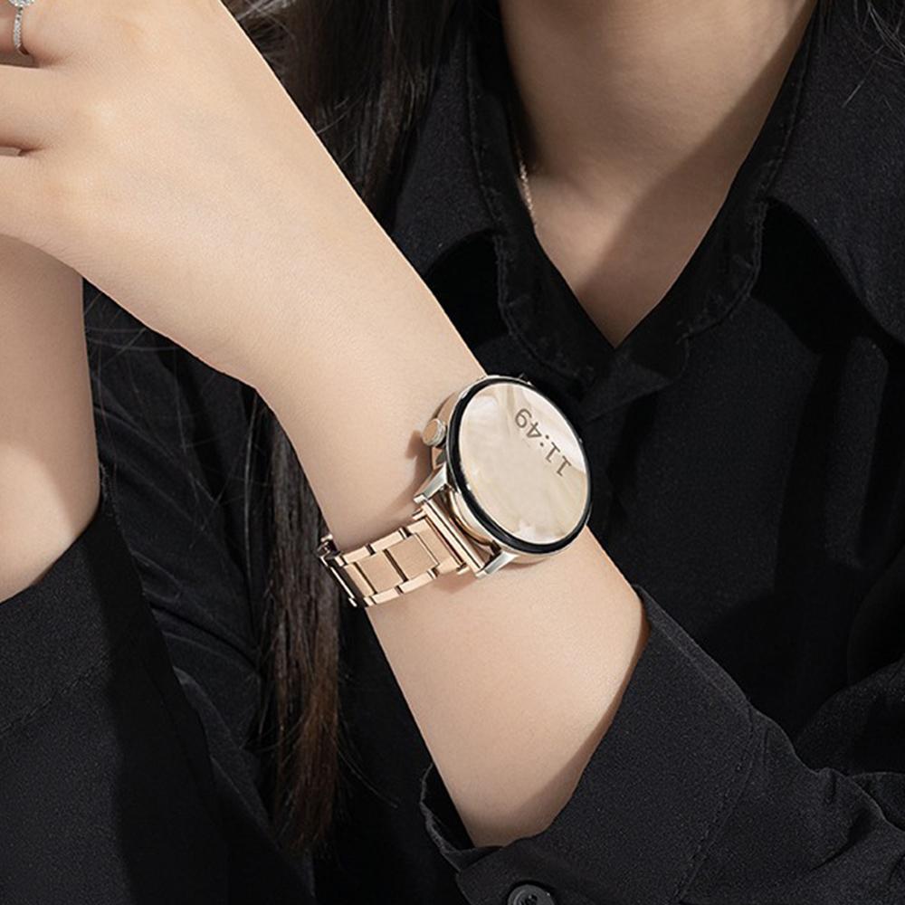 Women Slim Strap for Huawei Watch GT4/5 41mm 5Pro 46mm Stainless Steel Bracelet for Samsung Galaxy 7 6 5 4 40mm 44mm Band Correa