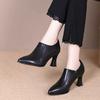  Botas Femininas Women Fashion Light Weight High Quality Spring & Autumn Ankle Heel Boots for Office Career Work Ab362