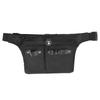 Multi Functional Portable Scissors Waist Bag Hair Clip Comb Hairdressing Tool Storage Bag Black(Black )