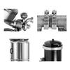 Universal 3" Inch 2" Inch Stainless Steel V-Band Turbo Downpipe Exhaust Clamp Vband 76mm 50mm