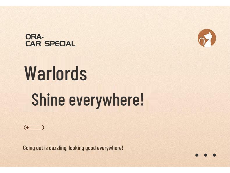 ORA Good Cat GT Cartoon Seat Cover - Full Wrap, Four Seasons Use, Cute Design, 2022 Model.