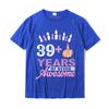 I Am 39 Plus Middle Finger Funny 40th Birthday Candle Gift Premium TShirt Cotton Student T Shirt Autumn Tees Prevalent Custom