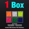 MNFT 1Box Colorful Fishing Silicone Tube Anti-tangle Rig Sleeve Line Protector Beads for Carp Sea Fishing Tackle Accessories