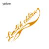 Funny Car-styling 16CM*4.2CM Limited Edition Badge  Car Sticker Decal