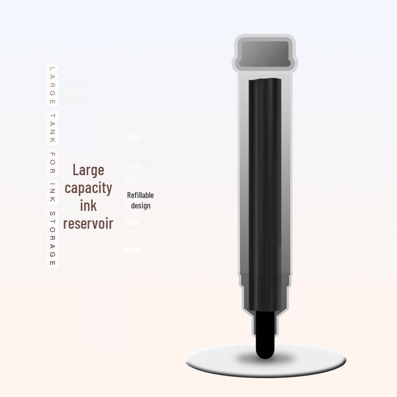 Oil-Based Double-Ended Refillable Broad Tip Marker - Large Capacity, Quick Drying, Waterproof