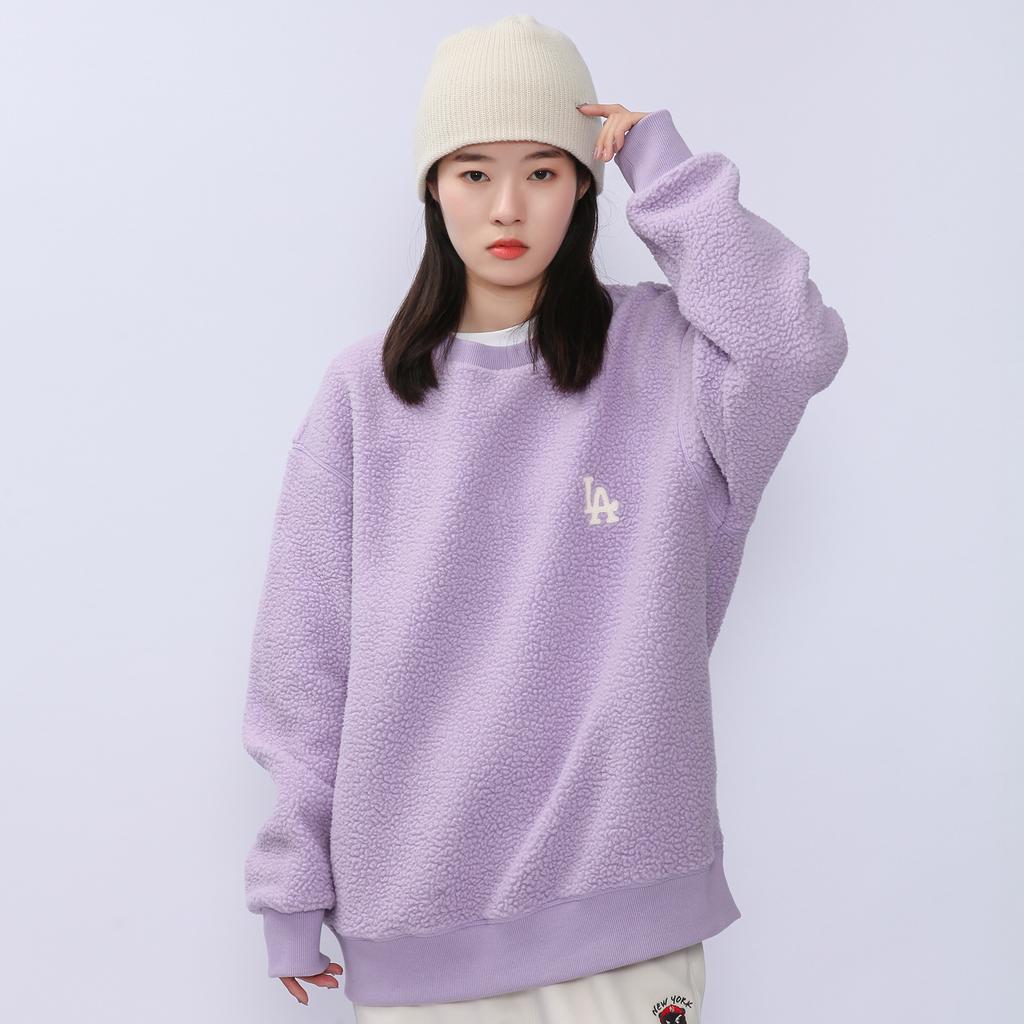 New MLB Los Angeles Dodgers Sweatshirts Unisex Light Lavender 3AMTEC816-07LDL