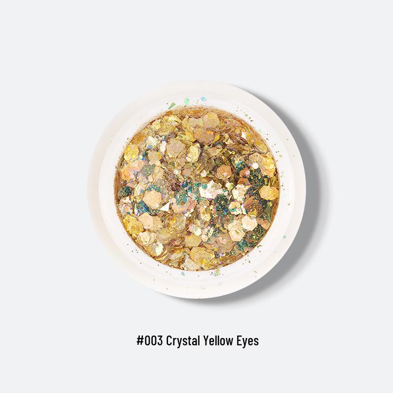 Iridescent Nail Art and Eyeshadow Glitter Sequins