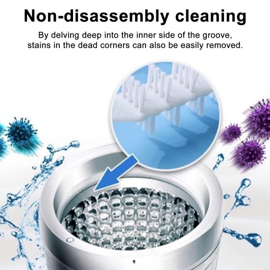 Yousheng 2/3/4/5Pcs Washing Machine Brush 360 Degree Bendable Design Multi-Purpose Reusable Household Cleaning Brush