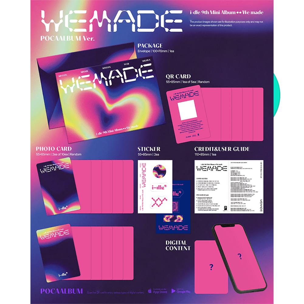[Pre-order] I-dle - We Made (POCAALBUM Ver.)