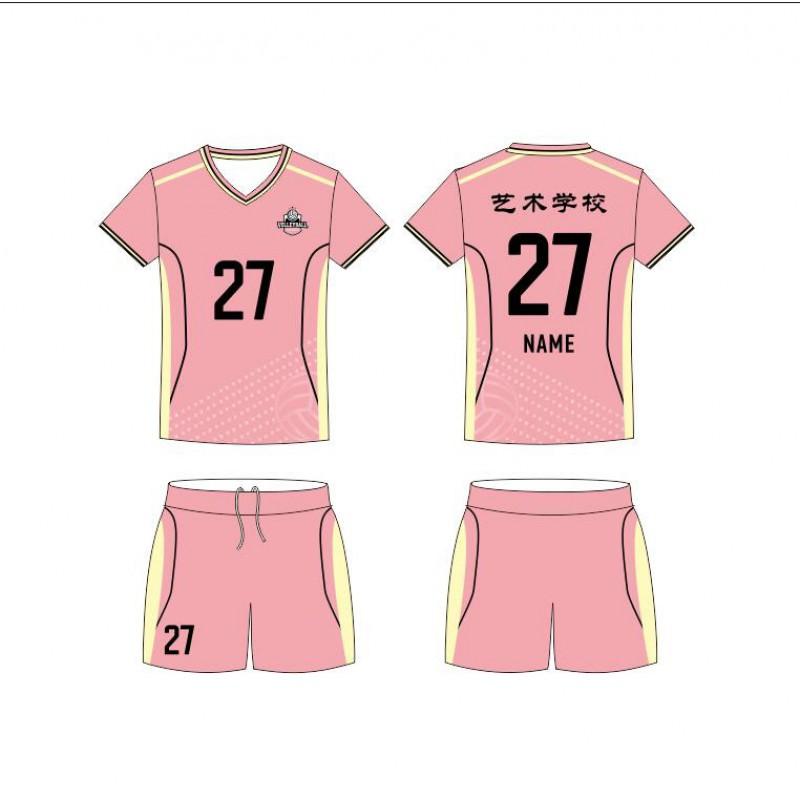 Women Men Volleyball Jersey Set Short Sleeve Training Uniforms Custom Print Number Sport