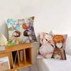Anime Game Mystic Messenger   Maple Design Cushion Cover Happy Autumn Harvest decor Holiday Decorati Pillow Cover