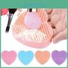 Premium Silicone Heart Make Up Brush Cleaner Pad With Timeless Design For All Brushes