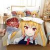 3DAnime Miss Kobayashi's Dragon Maid Set Letto Copripiumino Set Letto Copripiumino Federa Piumino King Queen Size Ragazzi Adulti
