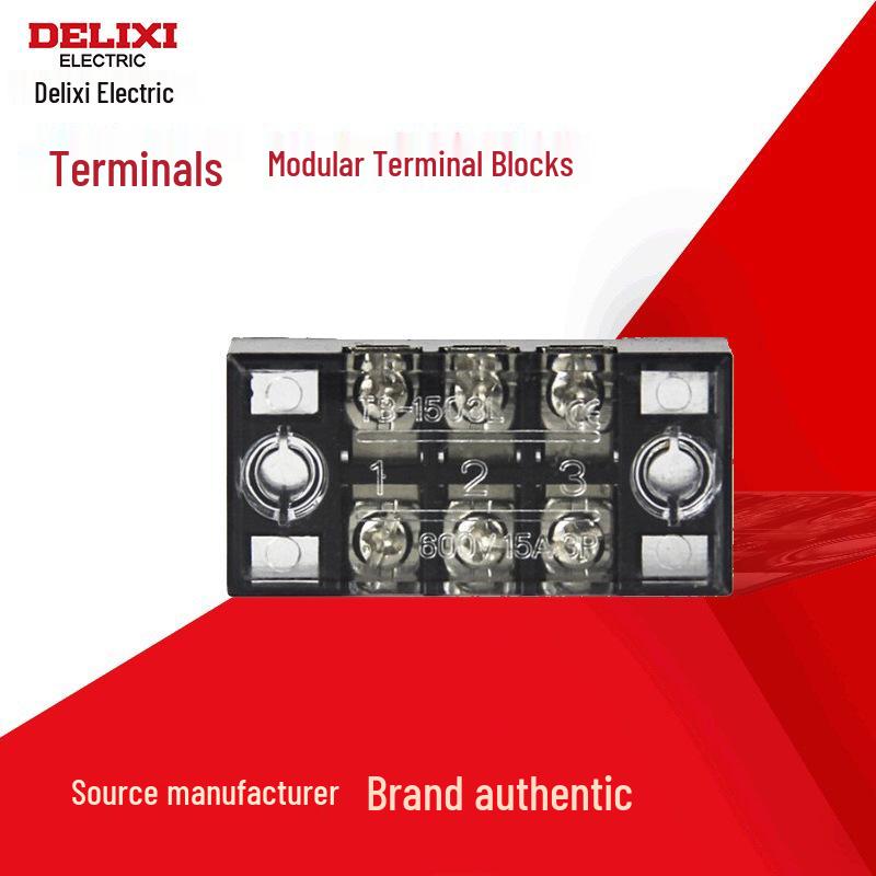 Delixi TB Series Terminal Link Block - 15A, 25A, 45A.