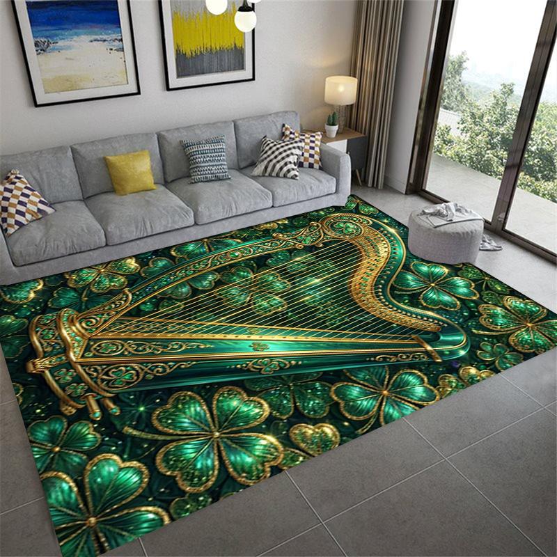 2025 New St.Patrick's Day Carpet Rug for Living Room Bedroom Home Sofa Decoration,Kids play Non-slip Floor Mat73