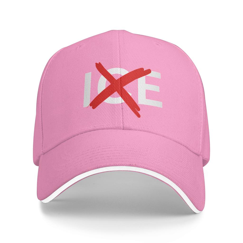 Anti ICE Abolish Ice Logo Baseball Cap  Street Style Couple Hip Hop Hats Sun Visor Design Hiking Fishing Baseball Caps Gift