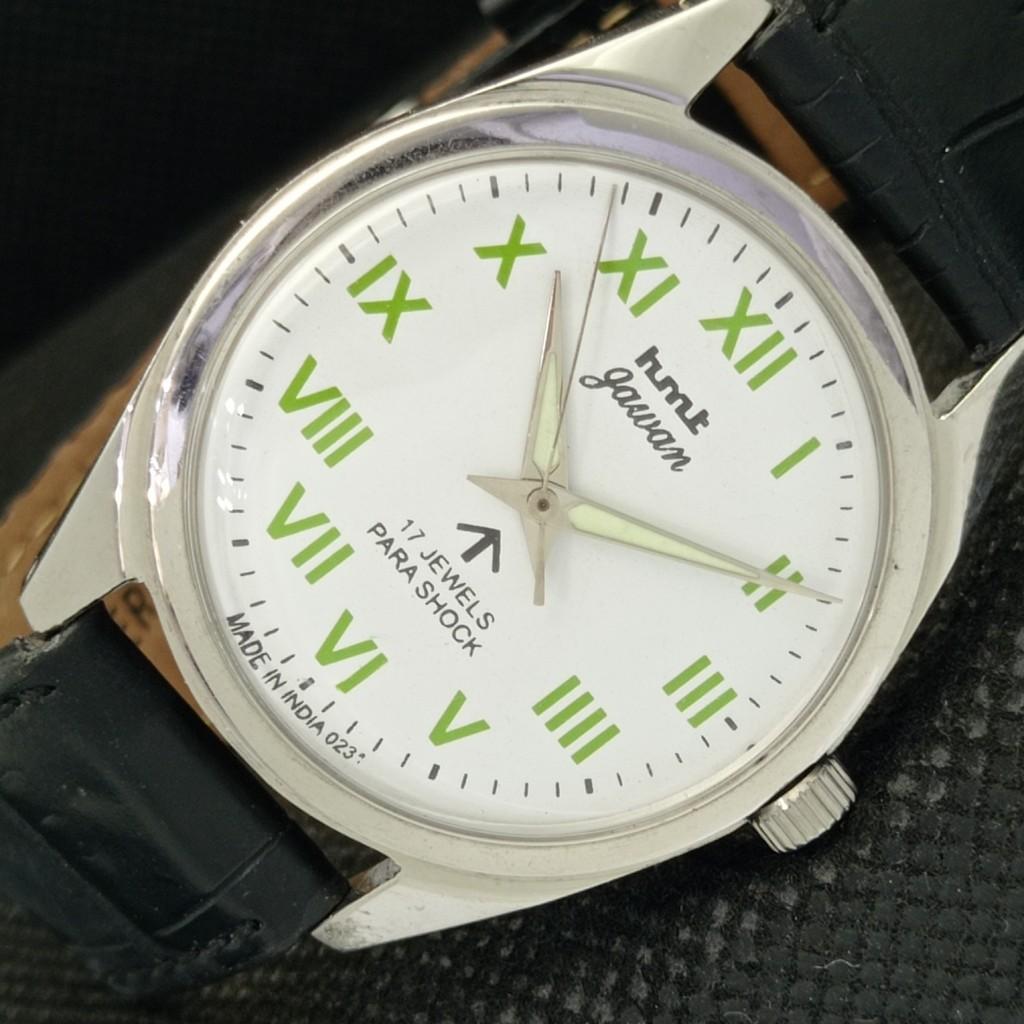 

USED HMT JAWAN INDIAN MENS MECHANICAL WATCH a307320-1 Sku584a-a307320