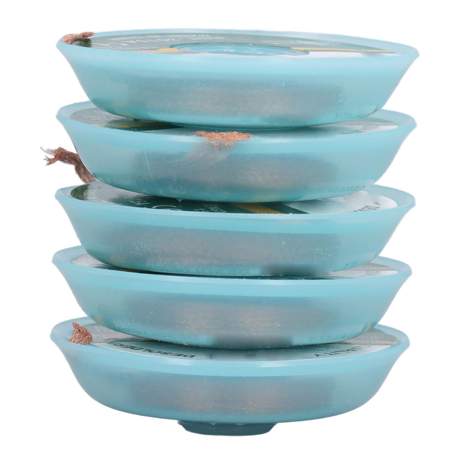 

5 шт. Паяльная оплетка с низким остатком для удаления олова 3 мм x 1,5 м Паяльная оплетка Оплетка для выпаивания для печатной платы