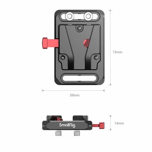SmallRig V-Mount Battery Mini Plate-2987