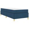 Bed Frame with Mattress Blue 80 x 200 cm Fabric
