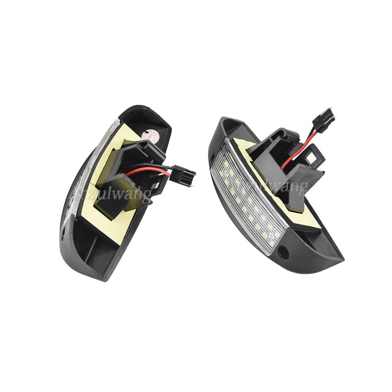 2PCS LED License Number Plate Light For Citroen Jumpy Jumper Peugeot Boxer OEM part 1303499808 For Fiat Ducato 1994-2006